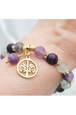 Bracelet  bien être fluorine