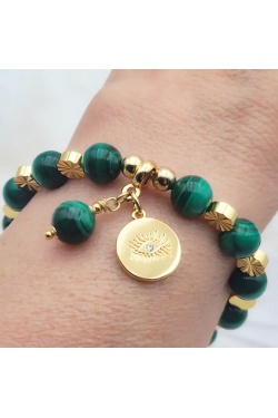 Bracelet bien être malachite
