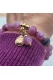 Bracelet  bien être agate lilas