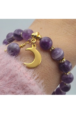 Bracelet bien être  améthyste