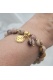 Bracelet bien être  bois fossile