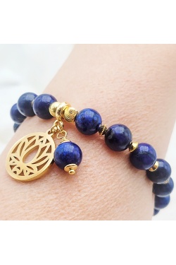 Bracelet bien être lapis lazuli