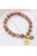 Bracelet  bien être pierre de soleil