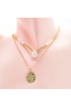 Collier  Malara pierre de lune
