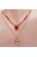 Collier  MOHAVENA rubis