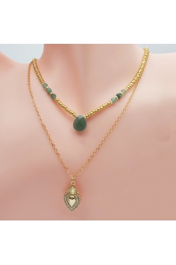 Collier  MOHAVENA aventurine