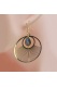 Boucle d'oreille Rhama  labradorite