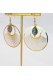 Boucle d'oreille Rhama  labradorite