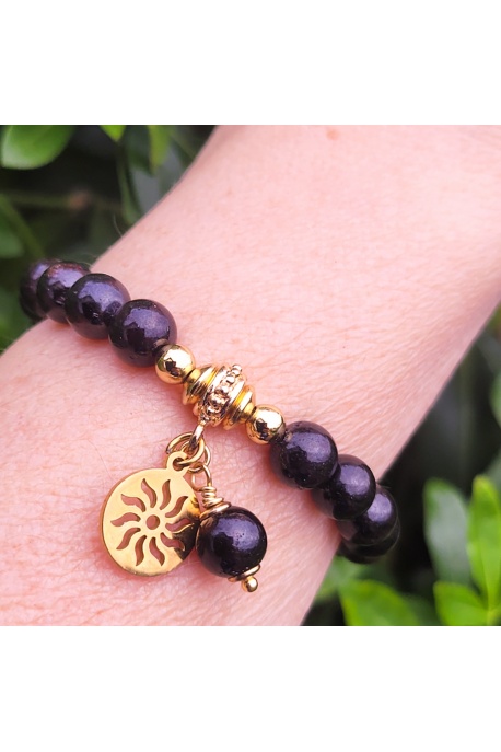 Bracelet bien être  pierre de grenat
