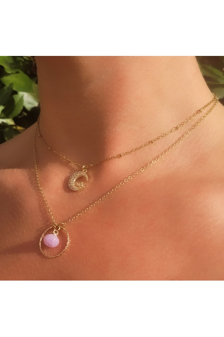 Collier lunea protection  et source de  vie