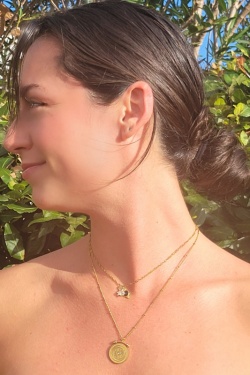 Collier double Sanboo ethnique et onyx