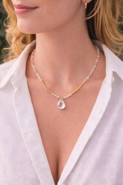 Collier Bella Cristal de roche