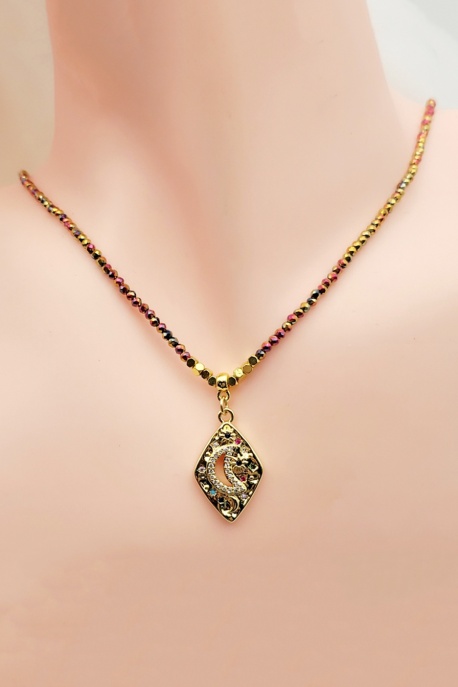 Collier Ayuda crysopear