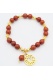 Bracelet bien être  jaspe rouge