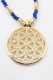Collier Yantra lapis -lazuli