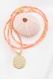 Collier Yantra corail