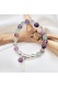 Bracelet  fluorite  pierre  "l'anorexie"